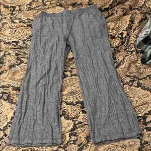 Old Navy Blue Textured Pants